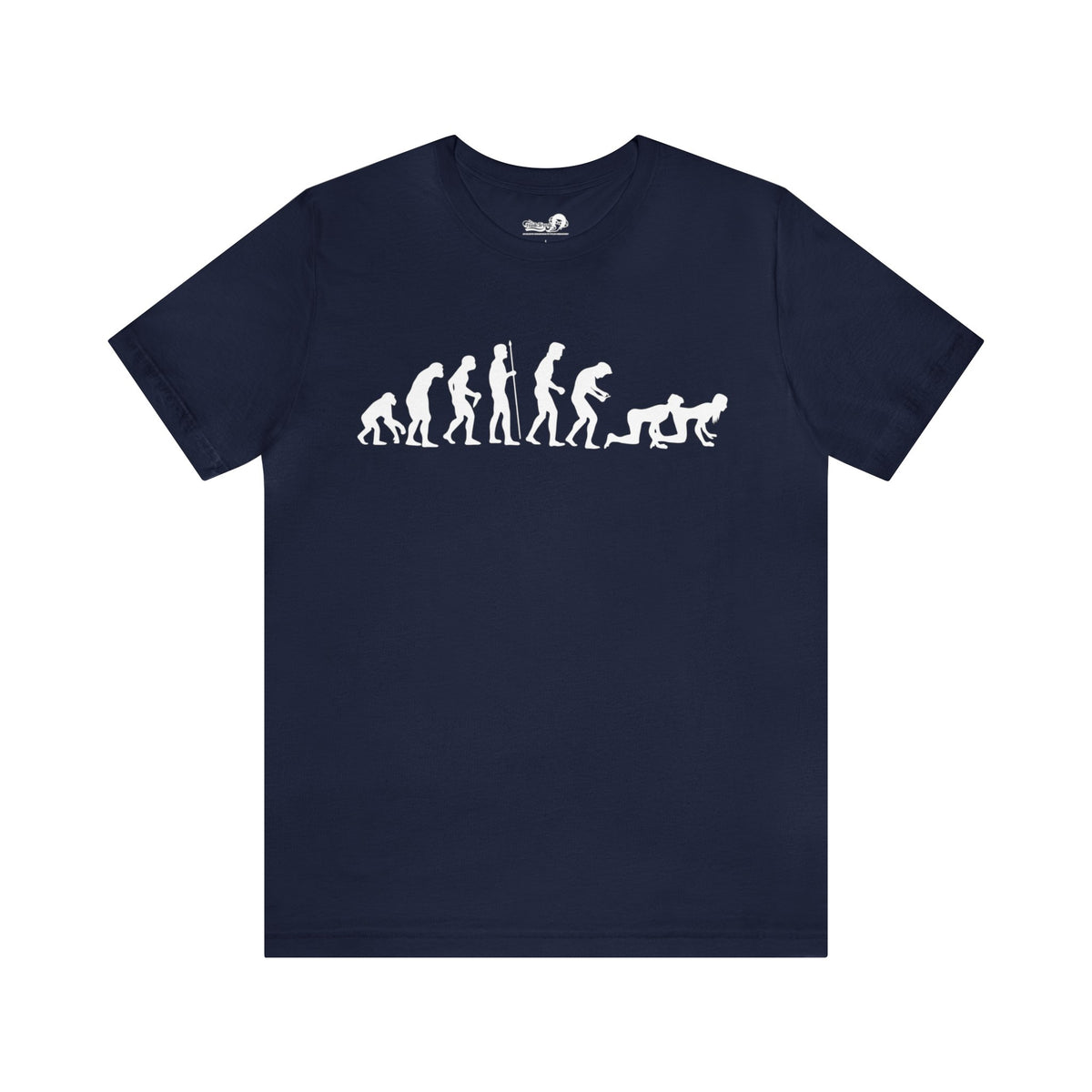 T-Shirt Uomo Collo A V Evolution - Maglietta GOTS In Cotone Biologico, Per Campeggio E Tempo Libero - 6