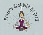 Namaste with my cats