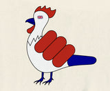 Shaka Rooster - Hawaiian Union Jack Flag